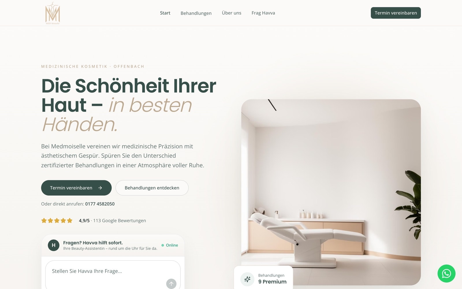 Screenshot von MED-Moiselle